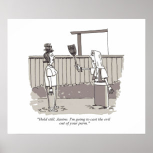 Evil Perm matte Poster