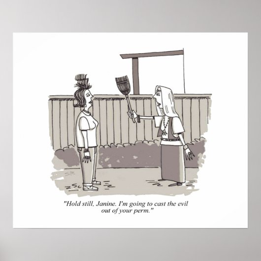 Evil Perm Wert mattes Poster (Vorne)