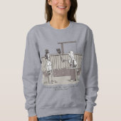 Evil Perm women gray sweatshirt (Vorderseite)