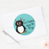 Evil Pinguin ließ mich Aufkleber machen (Umschlag)