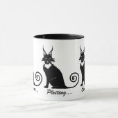 Evil Plotting Cat Trio Tasse (Zentrum)