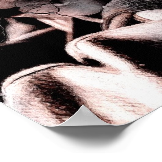 Evil Portrait Poster (Ecke)