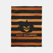 Evil Pumpkin Fleecedecke (Vorderseite)