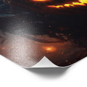 Evil Pumpkin Fotodruck (Ecke)