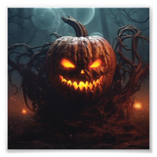 Evil Pumpkin Fotodruck (Vorne)