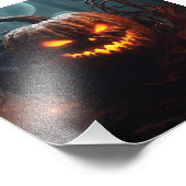 Evil Pumpkin Fotodruck (Ecke)