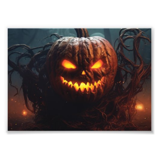 Evil Pumpkin Fotodruck (Vorne)