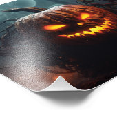 Evil Pumpkin Fotodruck (Ecke)