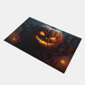Evil Pumpkin Fußmatte (Schrägansicht)