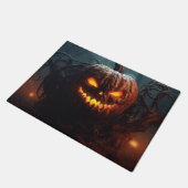 Evil Pumpkin Fußmatte (Schrägansicht)