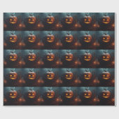 Evil Pumpkin Geschenkpapier (Flach)