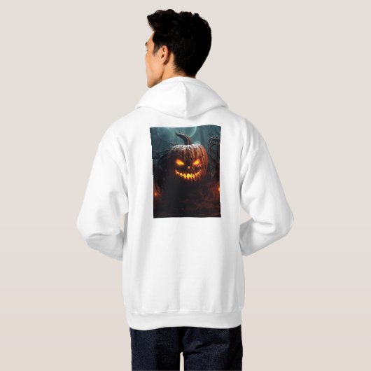 Evil Pumpkin Hoodie (Schwarz voll)