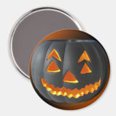 Evil Pumpkin Magnet (Vorderseite/Rückseite)