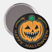 Evil Pumpkin Magnet (Vorderseite/Rückseite)