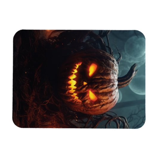 Evil Pumpkin Magnet (Horizontal)