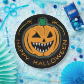 Evil Pumpkin Pappteller (Party)