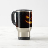 Evil Pumpkin Reisebecher (Vorderseite Links)