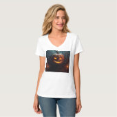 Evil Pumpkin T-Shirt (Vorderseite Vollansicht)