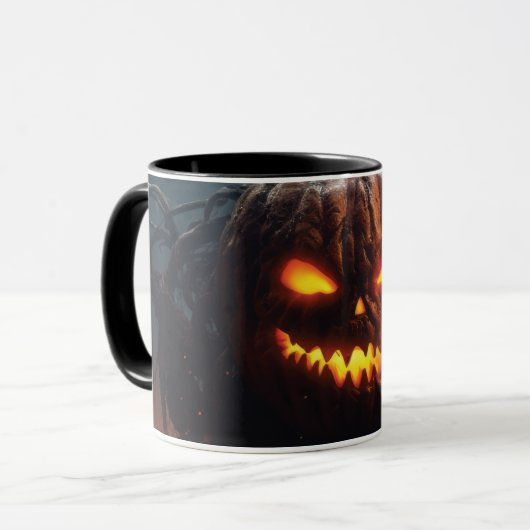 Evil Pumpkin Tasse (Vorderseite Links)