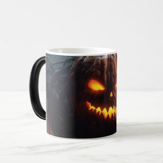 Evil Pumpkin Verwandlungstasse (Vorderseite Links)