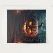 Evil Pumpkin Wandteppich (Vorderseite (Horizontal))