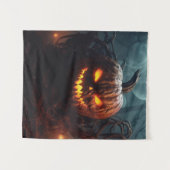 Evil Pumpkin Wandteppich (Vorderseite (Horizontal))