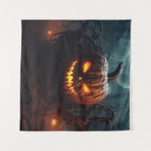 Evil Pumpkin Wandteppich (Vorderseite (Horizontal))