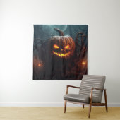 Evil Pumpkin Wandteppich (Beispiel)