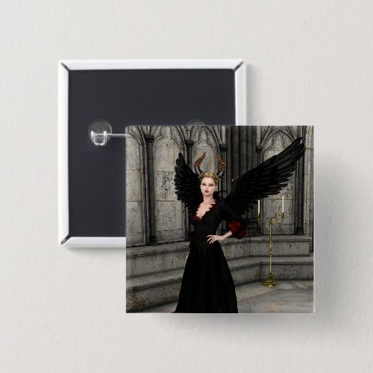 Evil Queen Button (Vorne & Hinten)