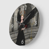 Evil Queen Große Wanduhr (Winkel)