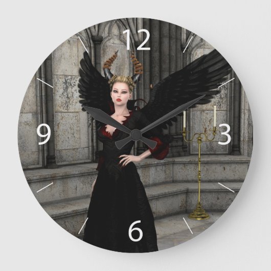 Evil Queen Große Wanduhr (Vorderseite)
