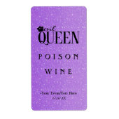 EVIL QUEEN Lila Glitzer (Vorne)