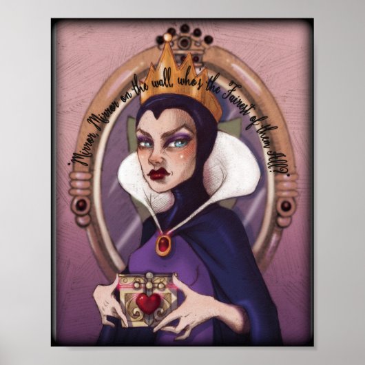 Evil Queen Mirror und Heart Poster (Vorne)