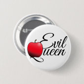 Evil Queen Red Apple Button (Vorne & Hinten)