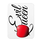 Evil Queen Red Apple Magnet (Vertikal)