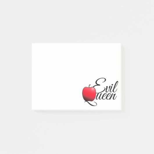Evil Queen Red Apple Post-it Klebezettel (Vorderseite)