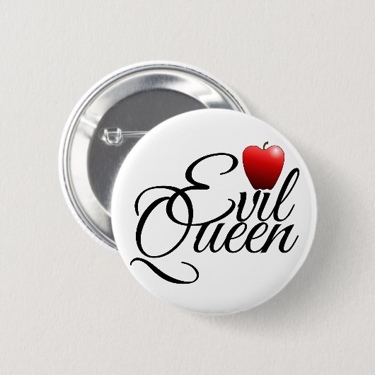 Evil Queen Small Apple Button (Vorne & Hinten)