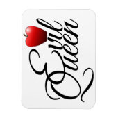 Evil Queen Small Apple Magnet (Vertikal)