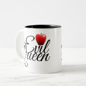 Evil Queen Small Apple Zweifarbige Tasse (Vorderseite Links)