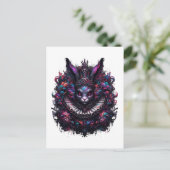 Evil Rabbit Postkarte (Stehend Vorderseite)