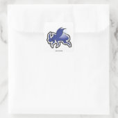 Evil Rhino Beetle White | Jack Kudos Quadratischer Aufkleber (Tasche)