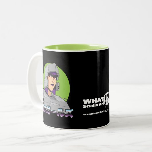 Evil Robo-Girls Tasse Nr. 2 (Vorderseite Links)