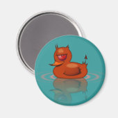 Evil Rubber Duck Magnet (Vorderseite/Rückseite)