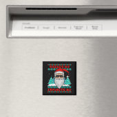 Evil Santa Where's My Favorite Ho Funny Ugly Chris Magnet (In Situ (Geschirrspüler))
