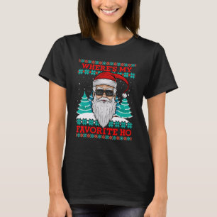 Evil Santa Wohin mein Liebling Ho Funny Ugly Chris T-Shirt