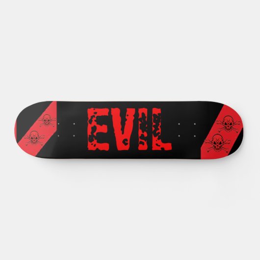Evil Skateboard Deck (Horizontal)