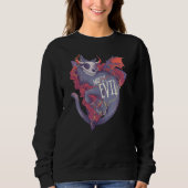 Evil Skull Cat Sweatshirt (Vorderseite)