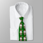 Evil Skull Christmas Krawatte (Gebunden)