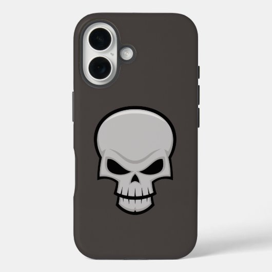Evil Skull Design Case-Mate iPhone Hülle (Rückseite)