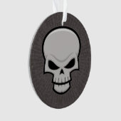 Evil Skull Design Ornament (Vorderseite)